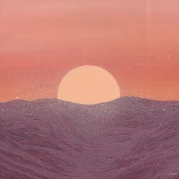 Peinture Poussière de lumière par Huon Coralie | Tableau Figuratif Acrylique Marine, Nature, Paysages