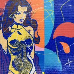 Painting Girl Power ! by Revel | Painting Pop-art Acrylic, Posca Cinema, Pop icons