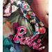 Peinture Barbie par Caizergues Noël  | Tableau Figuratif Portraits Cinéma Icones Pop Acrylique Collage Posca