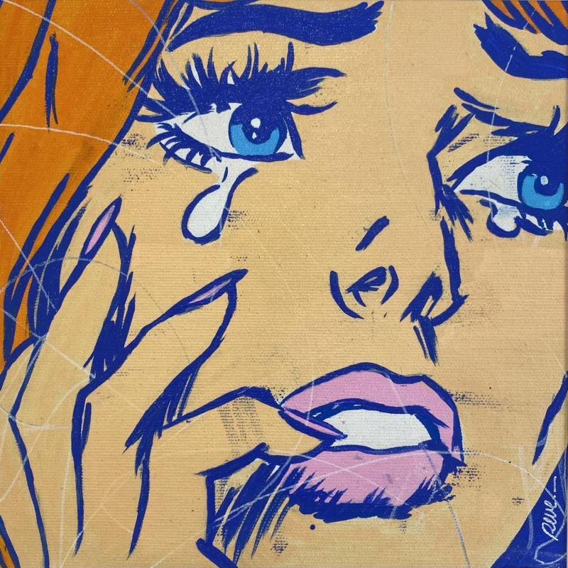Peinture Celia par Revel | Tableau Pop-art Portraits Acrylique Posca