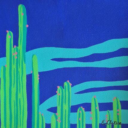 Gemälde Cactus von Emilie Chêne | Gemälde Figurativ Acryl Landschaften, Natur