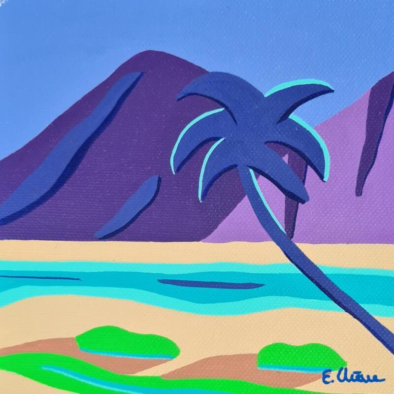 Painting Pause by Emilie Chêne | Painting Figurative Landscapes Nature Acrylic