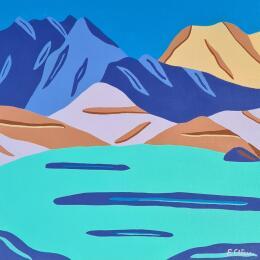 Painting Patagonia by Emilie Chêne | Painting