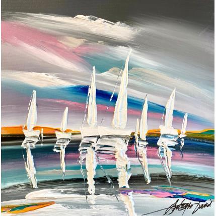 Painting Tendres Voiles by Fonteyne David | Painting Figurative Acrylic