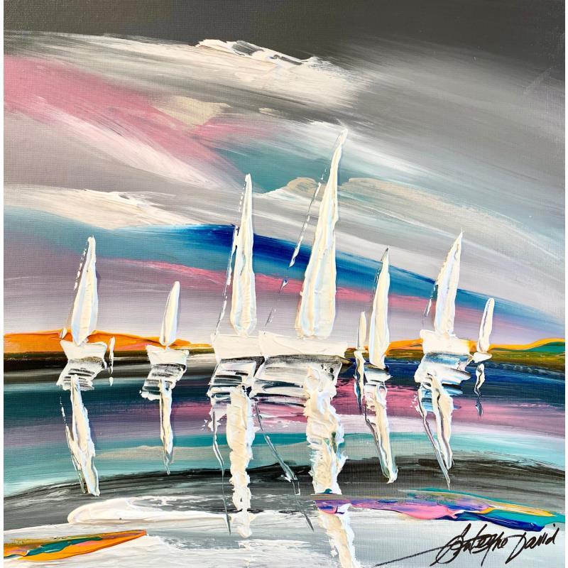 Gemälde Tendres Voiles von Fonteyne David | Gemälde Figurativ Acryl