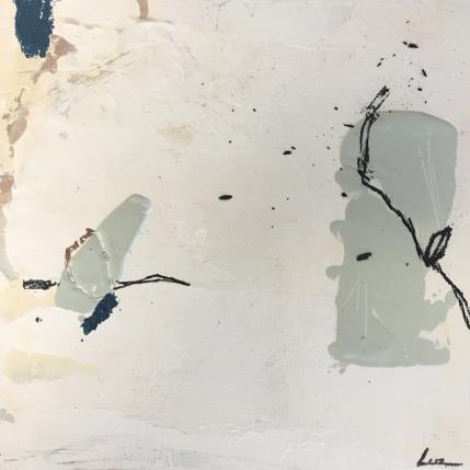 Pintura Débris et des maux por Luz Alexandra | Pintura Abstracto Acrílico Minimalista