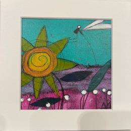 Painting LUCIERNAGAS by Arias Parera Almudena | Painting Naive art Acrylic, Gluing