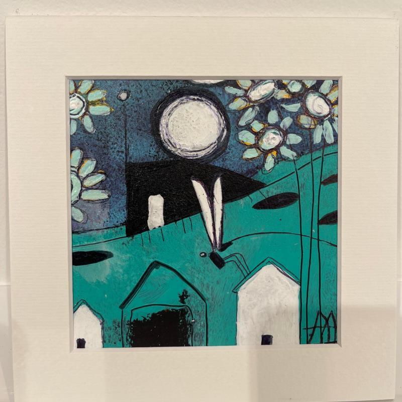 Painting FLORES DE NIEVE by Arias Parera Almudena | Painting Naive art Acrylic Gluing