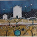 Gemälde EL POZO EN LA HUERVA von Arias Parera Almudena | Gemälde Naive Kunst Acryl Collage