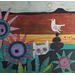 Gemälde GATO PECOSO von Arias Parera Almudena | Gemälde Naive Kunst Acryl Collage