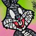 Peinture BUGS BUNNY HAPPY FACE par Cmon | Tableau Pop-art Icones Pop