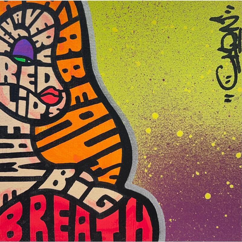 Peinture J. RABBIT FACE par Cmon | Tableau Pop-art Icones Pop