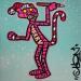 Painting PINK PANTHER SANTA by Cmon | Painting Pop-art Pop icons