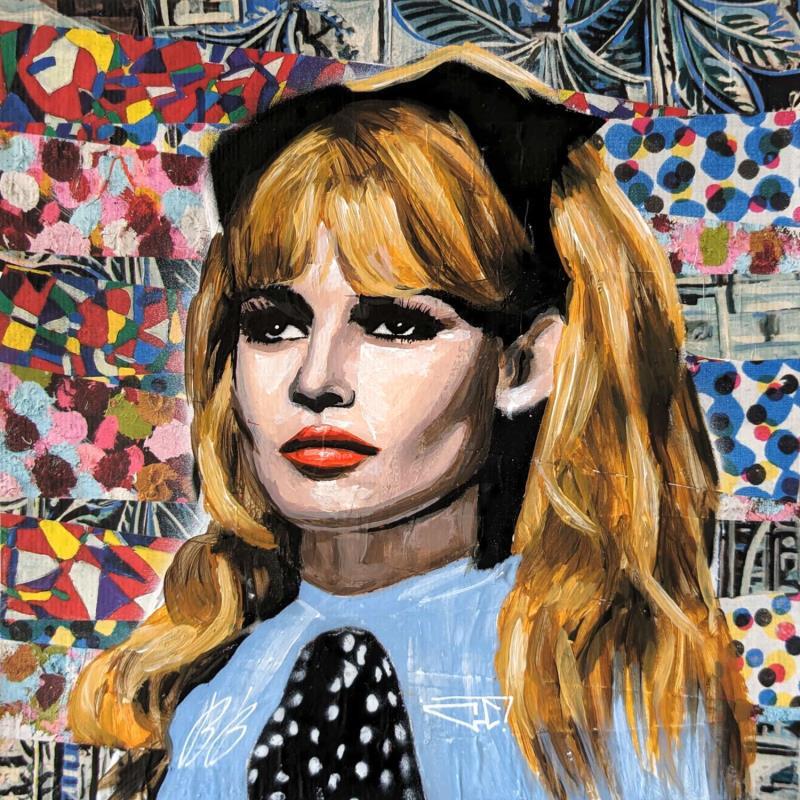 Peinture BB par G.C.Popartist | Tableau Pop-art Icones Pop Graffiti Acrylique Collage