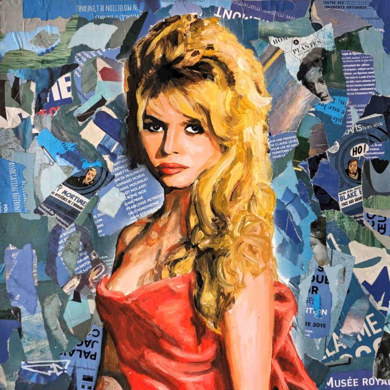 Peinture BB par G.C.Popartist | Tableau Pop-art Icones Pop Graffiti Acrylique Collage