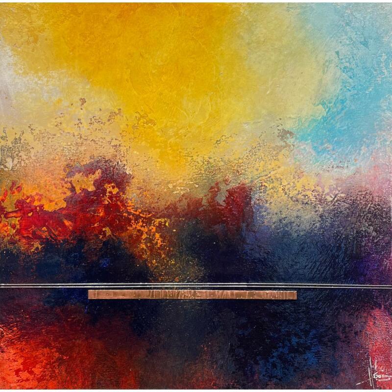 Painting #1706 by Hévin Christian | Painting Abstract Minimalist Oil Acrylic Pastel