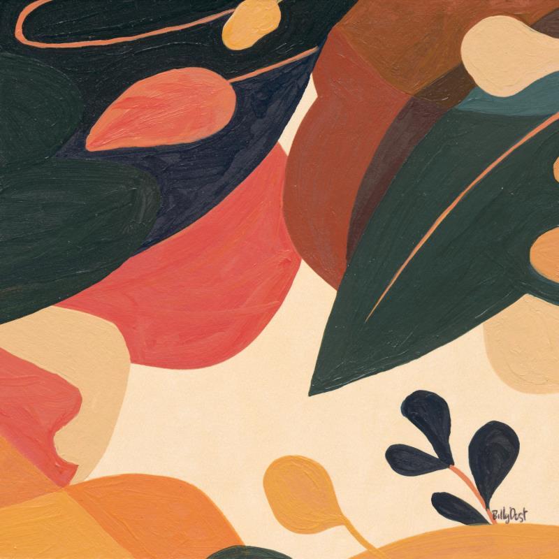 Peinture Zach par Billy Dust | Tableau Abstrait Nature Acrylique