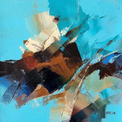 Peinture Rising hope par Virgis | Tableau Abstrait Huile Minimaliste
