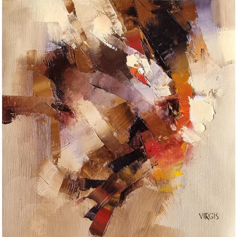 Painting A secret revealed by Virgis | Painting Abstract Minimalist Oil