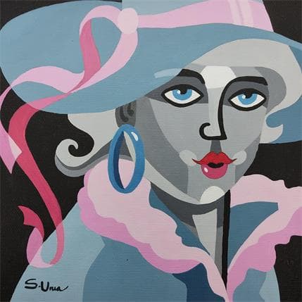 Peinture ANORANGA par S.Uria | Tableau Figuratif Acrylique Portraits