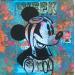 Peinture Mickey par Kikayou | Tableau Pop-art Icones Pop Graffiti Acrylique Collage