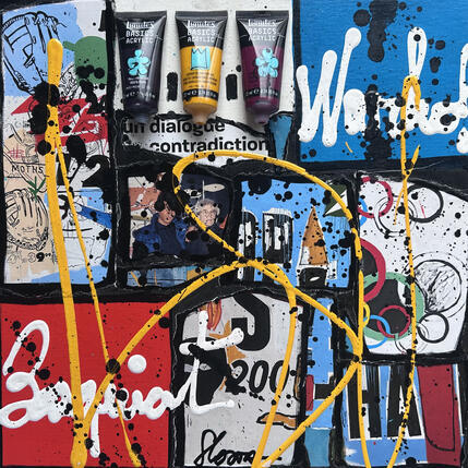 Painting Tribute to Andy Warhol by Costa Sophie | Painting