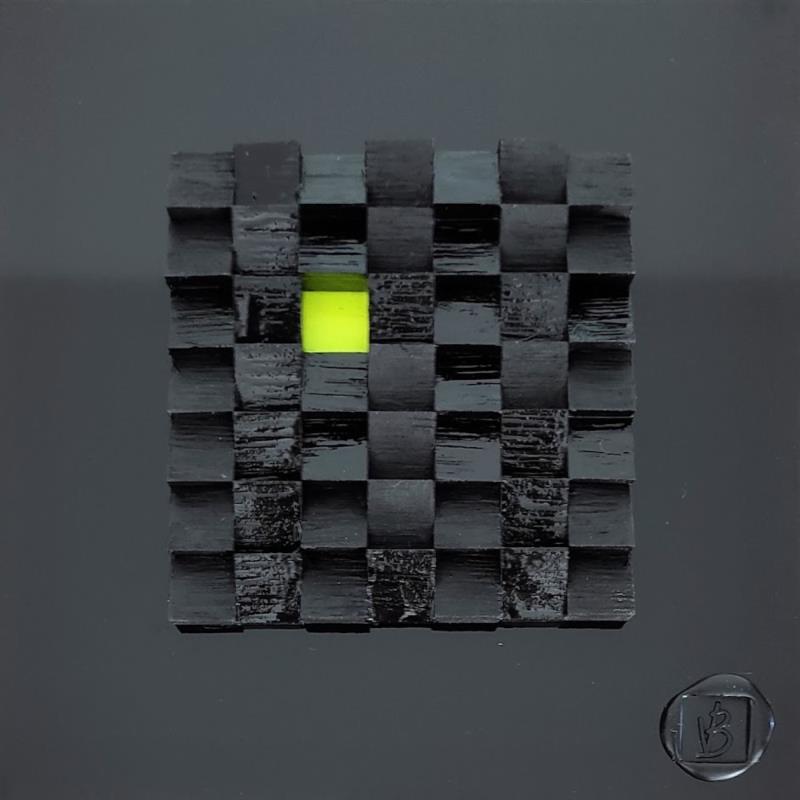 Gemälde Bangkok von Bauquel Véronique | Gemälde Abstrakt Minimalistisch Acryl