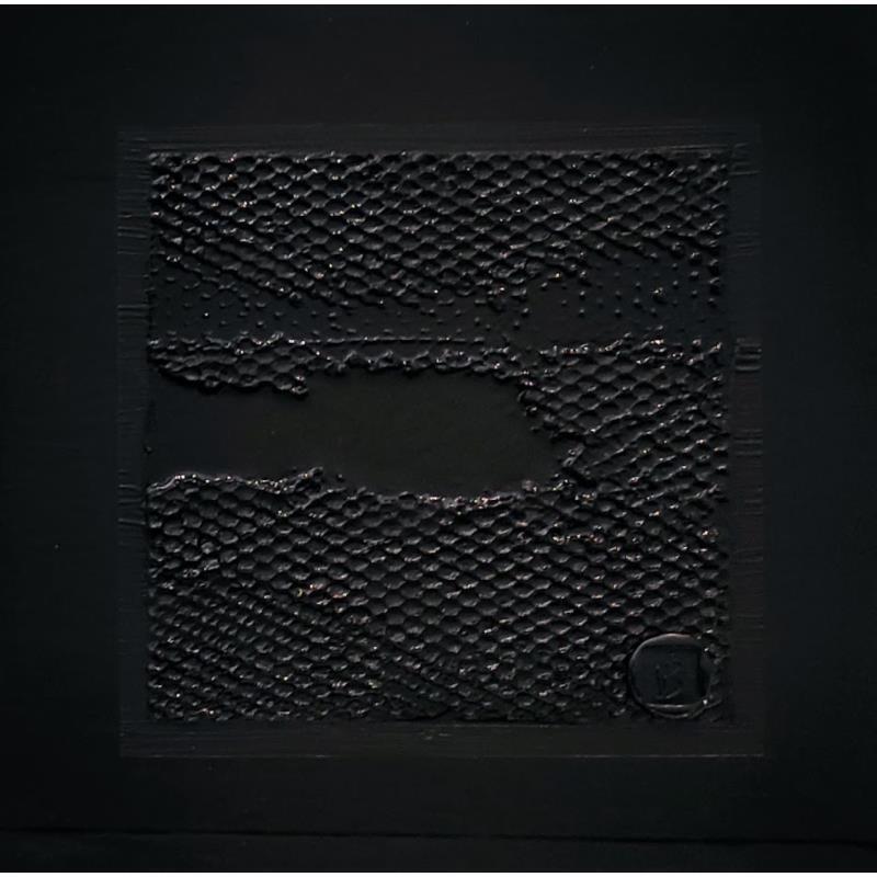 Painting Crépuscule by Bauquel Véronique | Painting Abstract Minimalist Resin