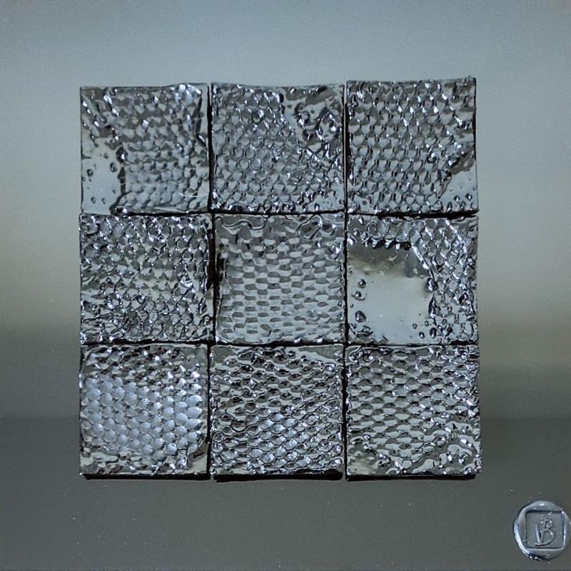 Painting Boa-Boa by Bauquel Véronique | Painting Abstract Minimalist Wood