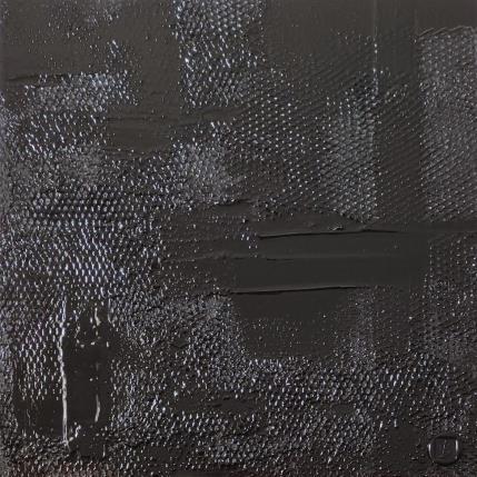 Peinture Velours Noir par Bauquel Véronique | Tableau Abstrait Acrylique Minimaliste