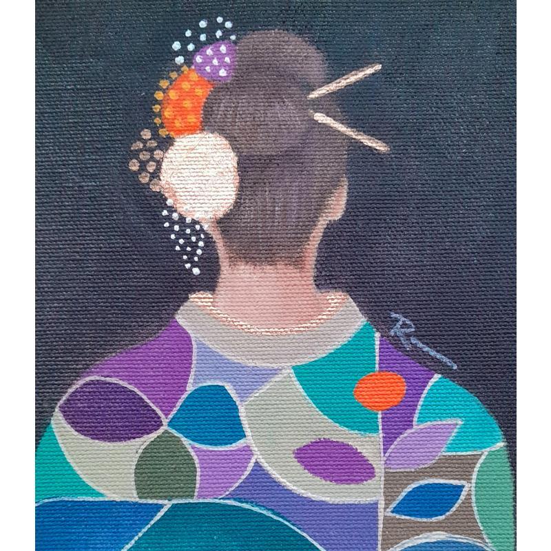 Peinture Akira par Rosângela | Tableau Figuratif Portraits Acrylique