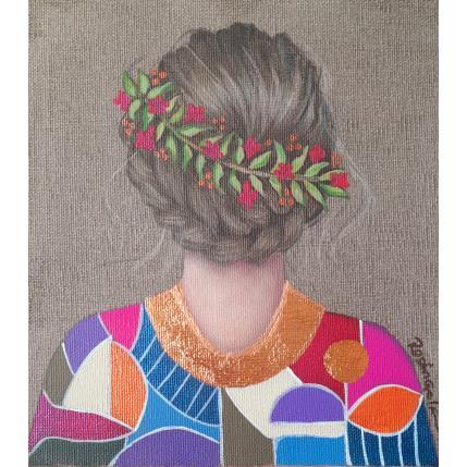 Peinture Clara par Rosângela | Tableau Figuratif Acrylique Portraits