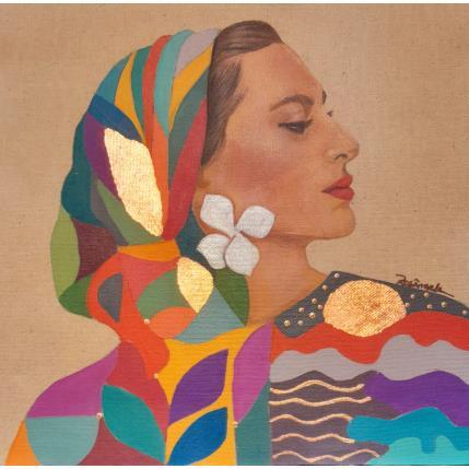 Peinture Rachelle par Rosângela | Tableau Figuratif Acrylique Portraits