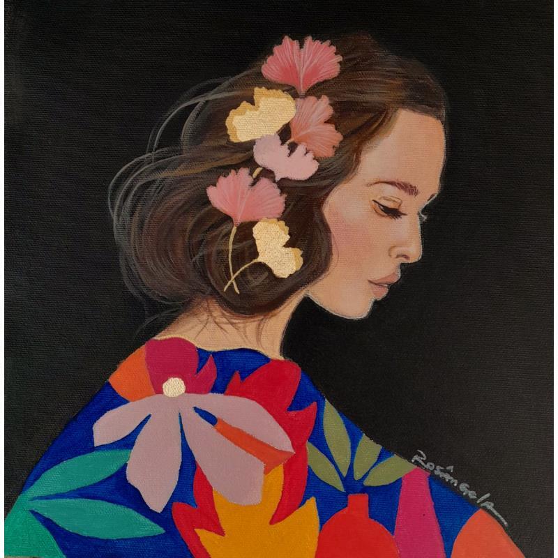 Peinture Viorica par Rosângela | Tableau Figuratif Portraits Acrylique