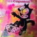 Peinture Felix skate par Kikayou | Tableau Pop-art Icones Pop Graffiti Acrylique Collage