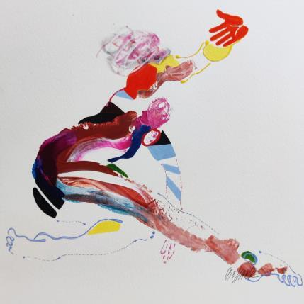 Peinture La main rouge par Cressanne | Tableau