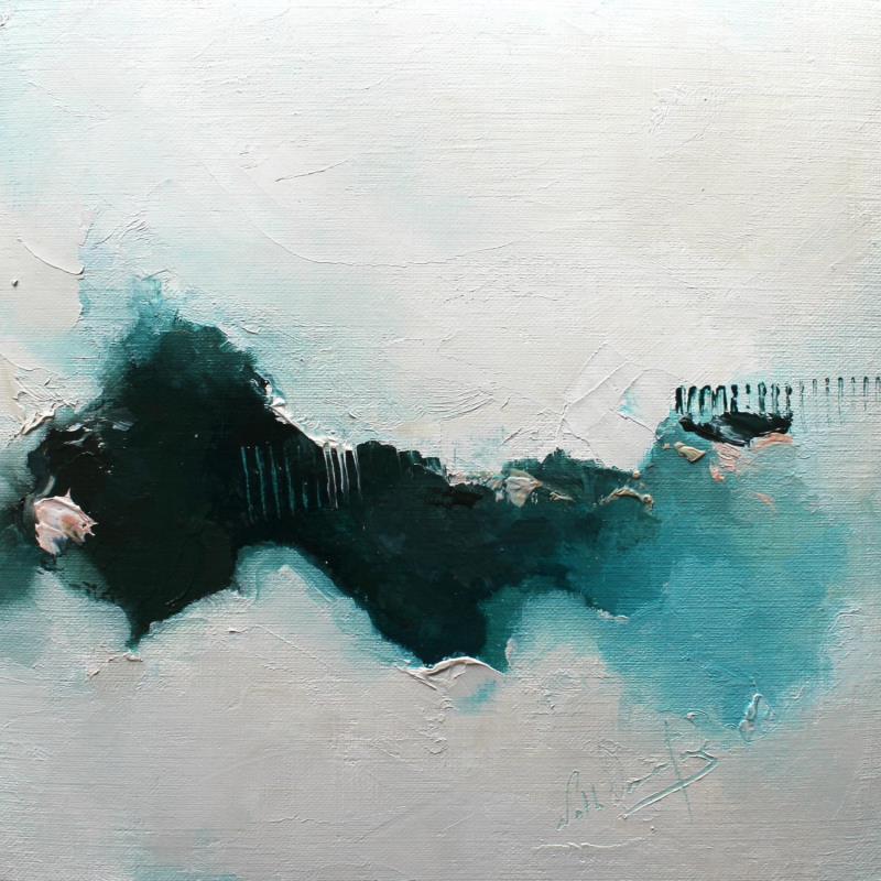 Painting croire en soi by Dumontier Nathalie | Painting Abstract Minimalist Oil