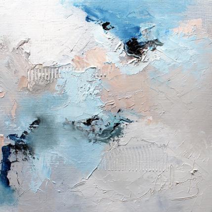 Peinture fleur de sel par Dumontier Nathalie | Tableau Abstrait Huile Minimaliste