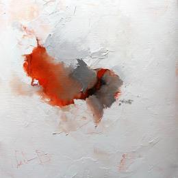 Pintura les jours d'automne  por Dumontier Nathalie | Pintura Abstracto Aceite Minimalista