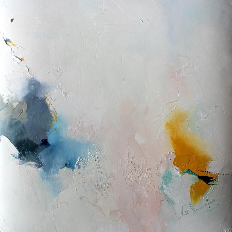 Peinture il y a tant de chose à voir  par Dumontier Nathalie | Tableau Abstrait Minimaliste Huile