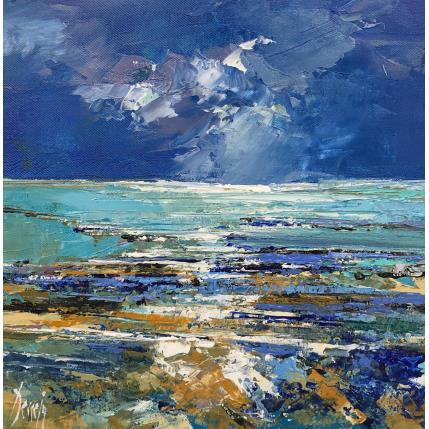 Peinture Grandes marées par Dessein Pierre | Tableau Figuratif Huile Marine