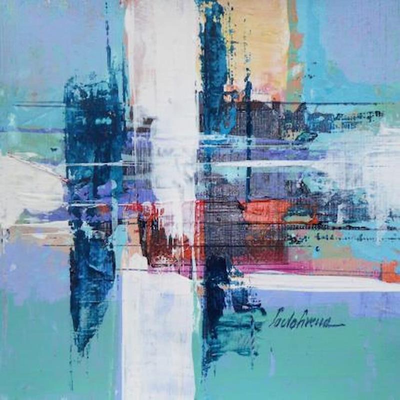 Gemälde Tons do Céu von Silveira Saulo | Gemälde Abstrakt Acryl