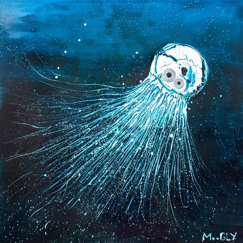 Peinture Décompressius par Moogly | Tableau Art Singulier Animaux Acrylique Résine