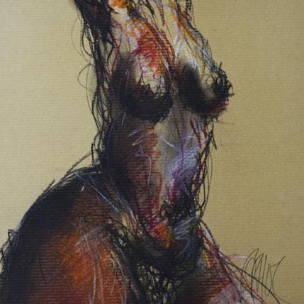 Painting Marine by Sahuc François | Painting Figurative Acrylic Nude