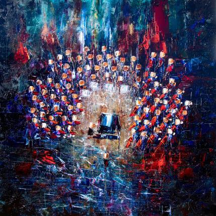 Painting Concert bleu by Reymond Pierre | Painting Figurative Oil