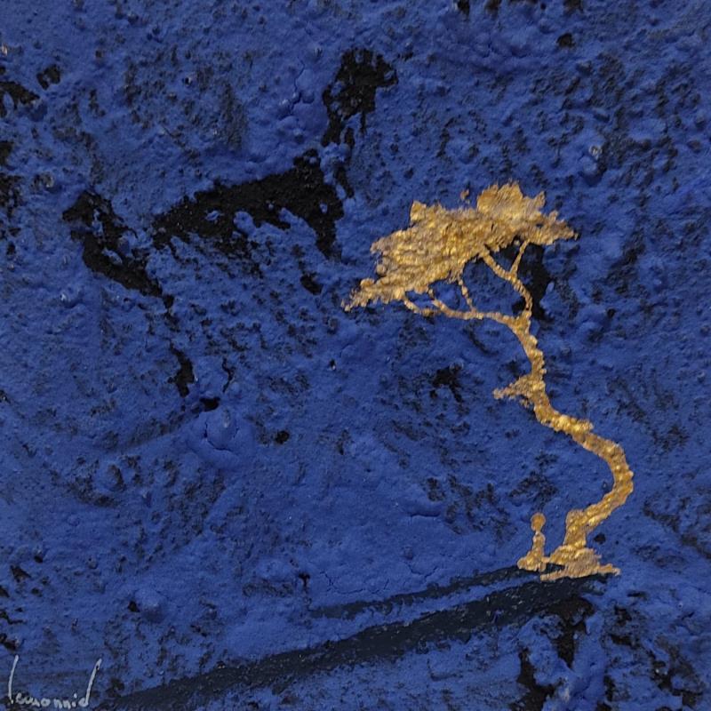 Peinture 5016 par Lemonnier  | Tableau Matiérisme Paysages Acrylique Zinc