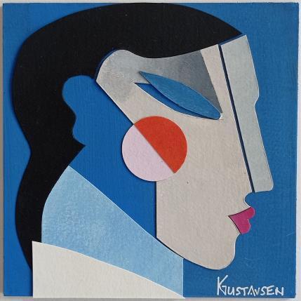 Pintura Ambre por Gustavsen Karl | Pintura Figurativo Acrílico, Collage Retrato