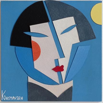 Gemälde Carla von Gustavsen Karl | Gemälde Figurativ Acryl, Collage