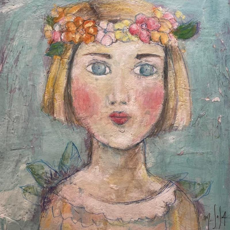 Pintura La jeune Fille por De Sousa Miguel | Pintura