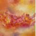 Peinture Un jour de soleil par Levesque Emmanuelle | Tableau Abstrait Impressionnisme Urbain Huile